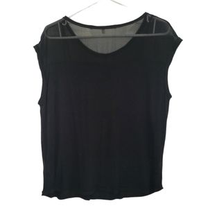Black Sleeveless Business Casual Top